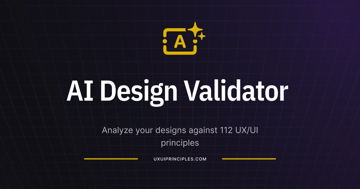Validador de Diseno IA | Generador de Checklist UX Gratis | UX/UI ...